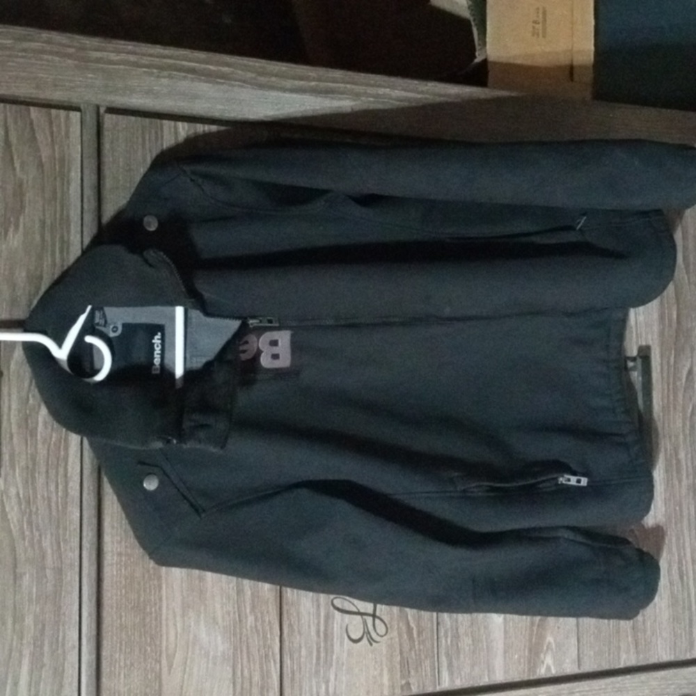 Small black bench coat